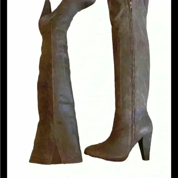 Joie over the knee boots brown sued US size 6 - Picture 2 of 8